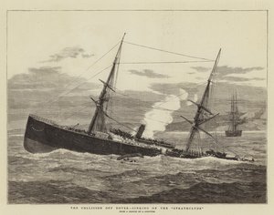 La collisione al largo di Dover, affondamento della Strathclyde